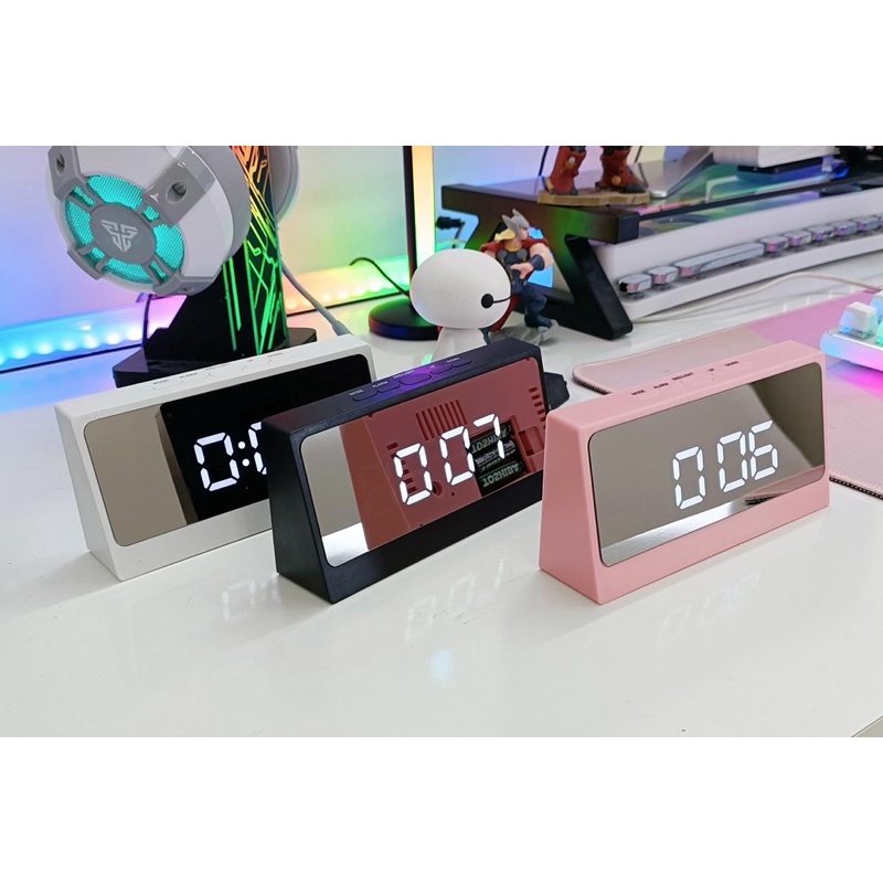 ĐỒNG HỒ GƯƠNG LED KIÊM BÁO THỨC GIÁ RẺ