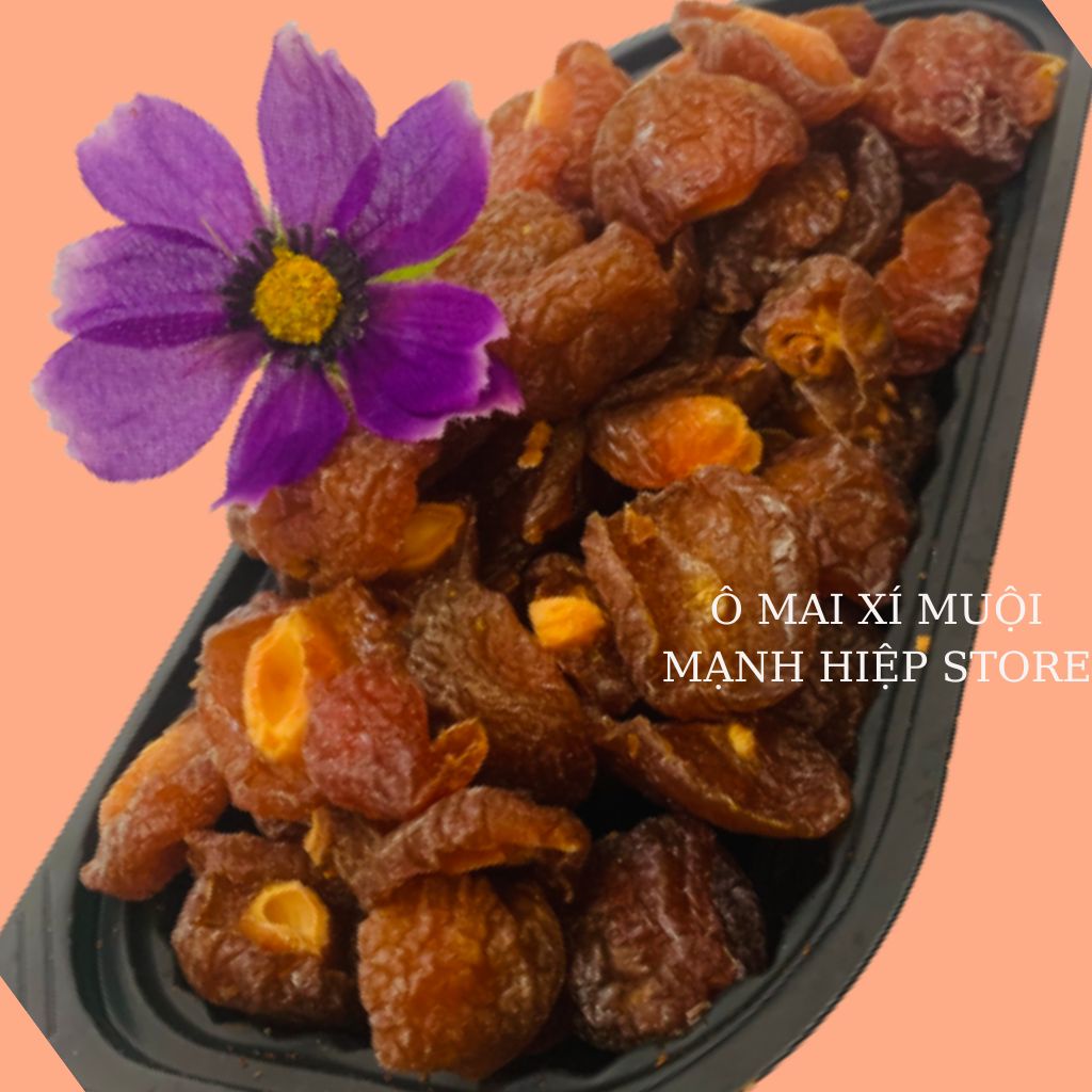 Ô mai đào nâu bổ đôi sấy dẻo thơm ngon