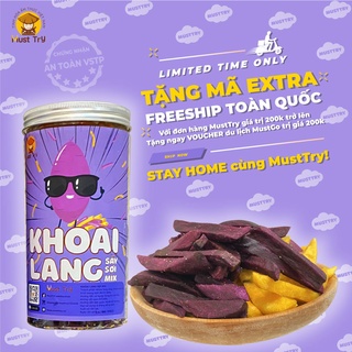 Khoai Lang Sợi Mix Đặc Sản Đà Lạt 330g/hộp - Must TrY Tinh Hoa Ẩm Thực Việt Nam