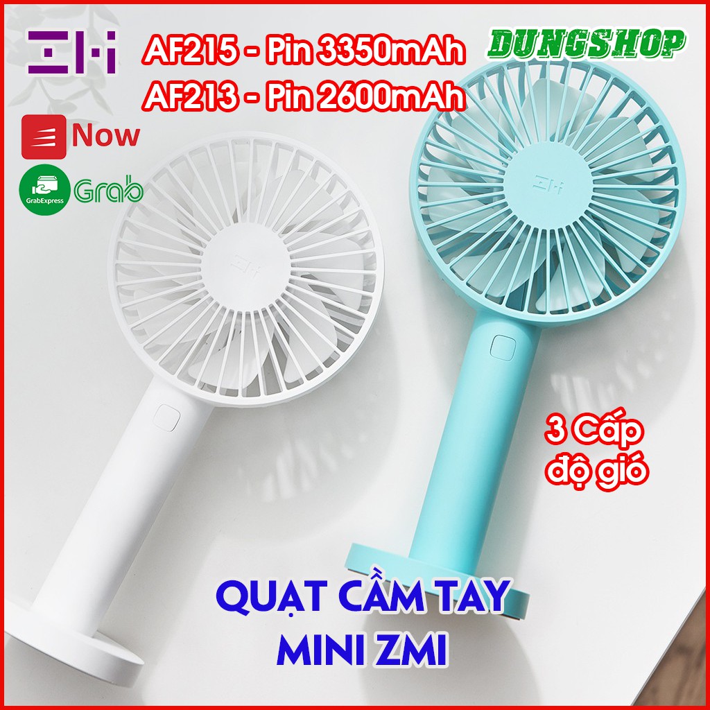 Quạt sạc mini cầm tay, để bàn ZMi AF213 / AF215 / SOLOVE N9