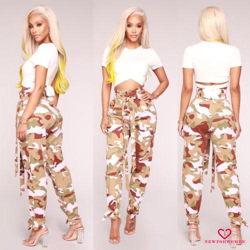 Quần Dài Lưng Cao Họa Tiết Rằn Ri Thời Trang Cho Nữ | BigBuy360 - bigbuy360.vn