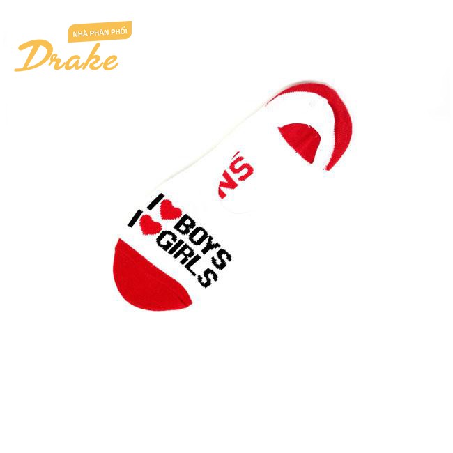 Vớ Vans W Boys Girls Canoodles 6.5-10 1PK VN0A4DSGWHT