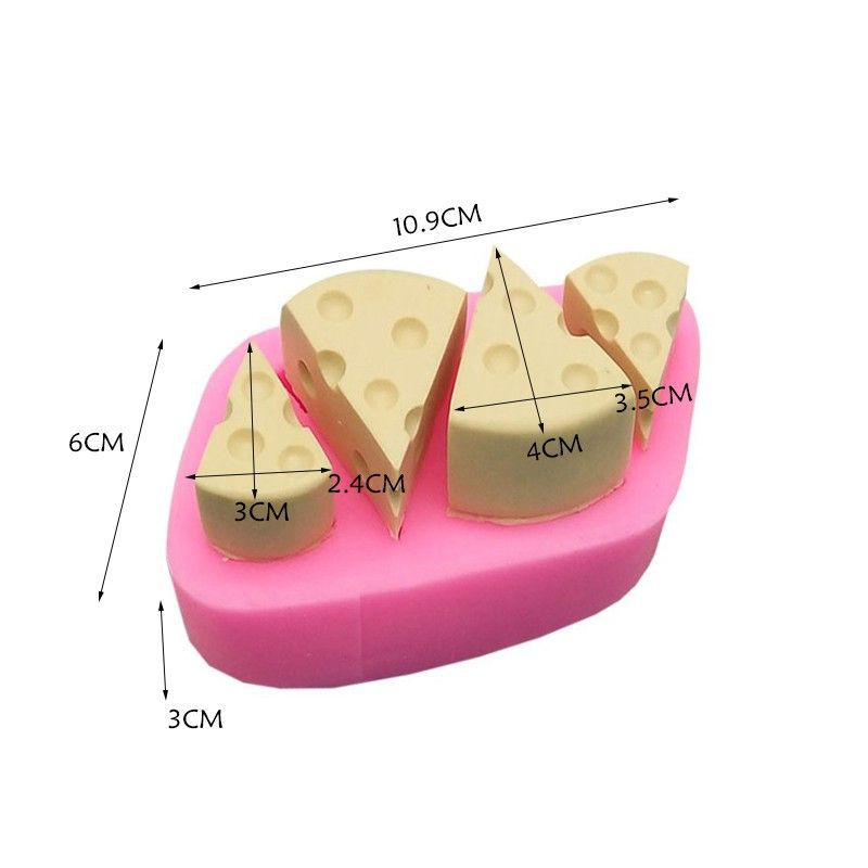 Khuôn silicon 4 - 8 miếng phô mai tom và jerry  làm thạch rau câu, pudding