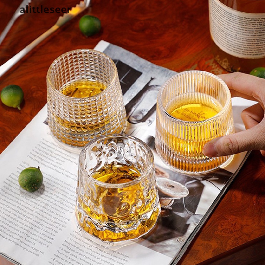 [ER] Ly Uống Rượu Whiskey / Whiskey / Kính Bourbon Thời Trang Cổ Điển
