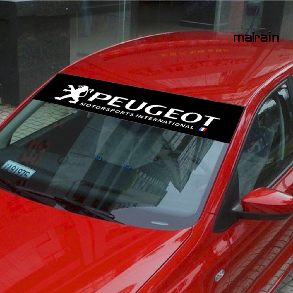 Miếng Dán Trang Trí Kính Chắn Gió Xe Ô Tô Độc Đáo Tiện Dụng