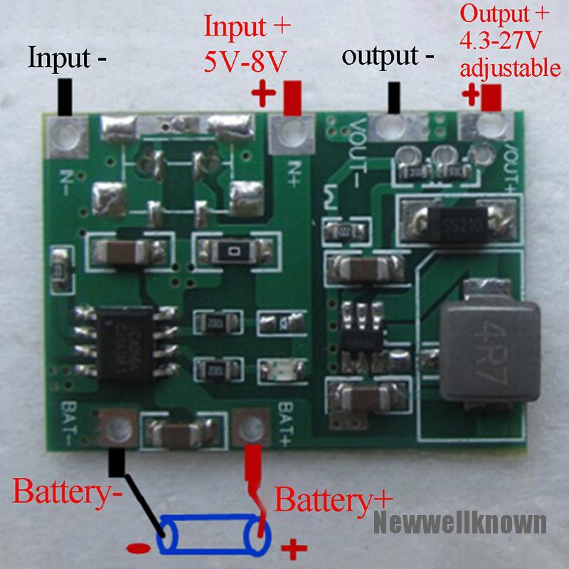 Bộ Sạc Pin Lithium Lipo 18650 3.7v 4.2v - 5v 9v 12v 24v