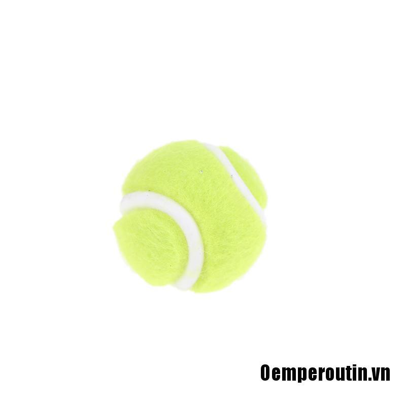 Oemperoutin❤1 Set 1/6 1/12 Miniature Children Garden Mini Tennis Racket Ball Gift Doll House