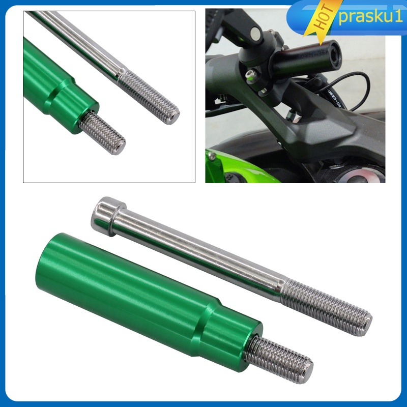 Giá Đỡ Mở Rộng Tay Lái Xe Máy Màu Xanh Lá Cho Kawasaki 650 2017-2019 Prasku1