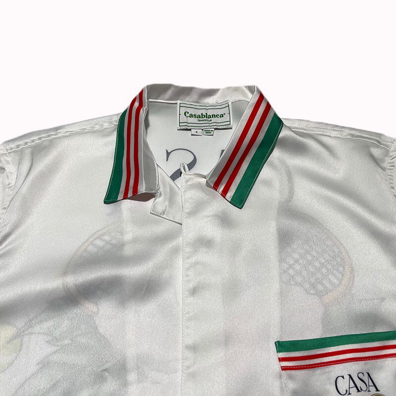 Áo sơ mi Casablanca tennis club shirt ss21
