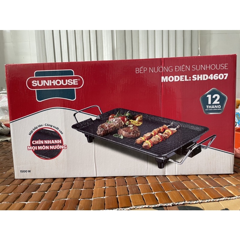 Bếp nướng điện Sunhouse SHD4607(cam kết chính hãng )
