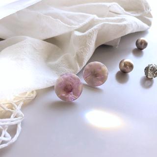 Earrings female cubes retro style