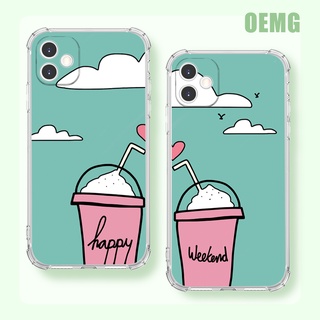 Ốp Điện Thoại Mềm Trong Suốt Chống Sốc cặp đôi dễ thương Hoạt Hình Cho for iPhone 13 12 11 Pro Max X XR XS 8 7 6S Plus SE 2020 ZJ007