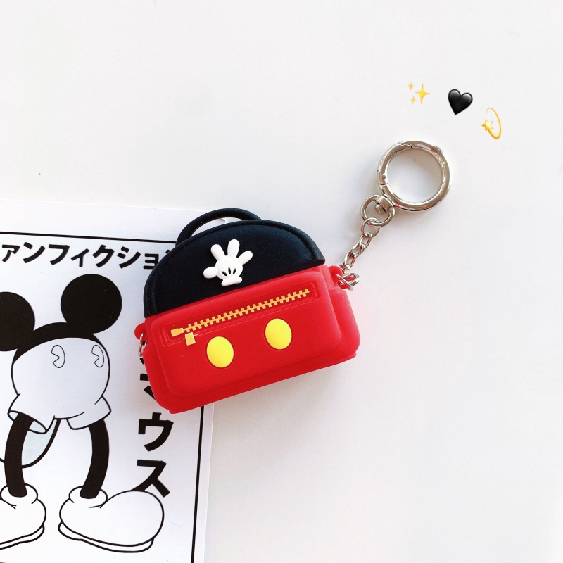 Vỏ Bảo Vệ Hộp Đựng Tai Nghe Airpod Pro Apple Bluetooth Hình Túi Xách In Hình Chuột Mickey Xinh Xắn