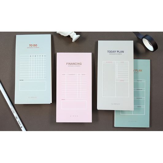 Note Pad Planning