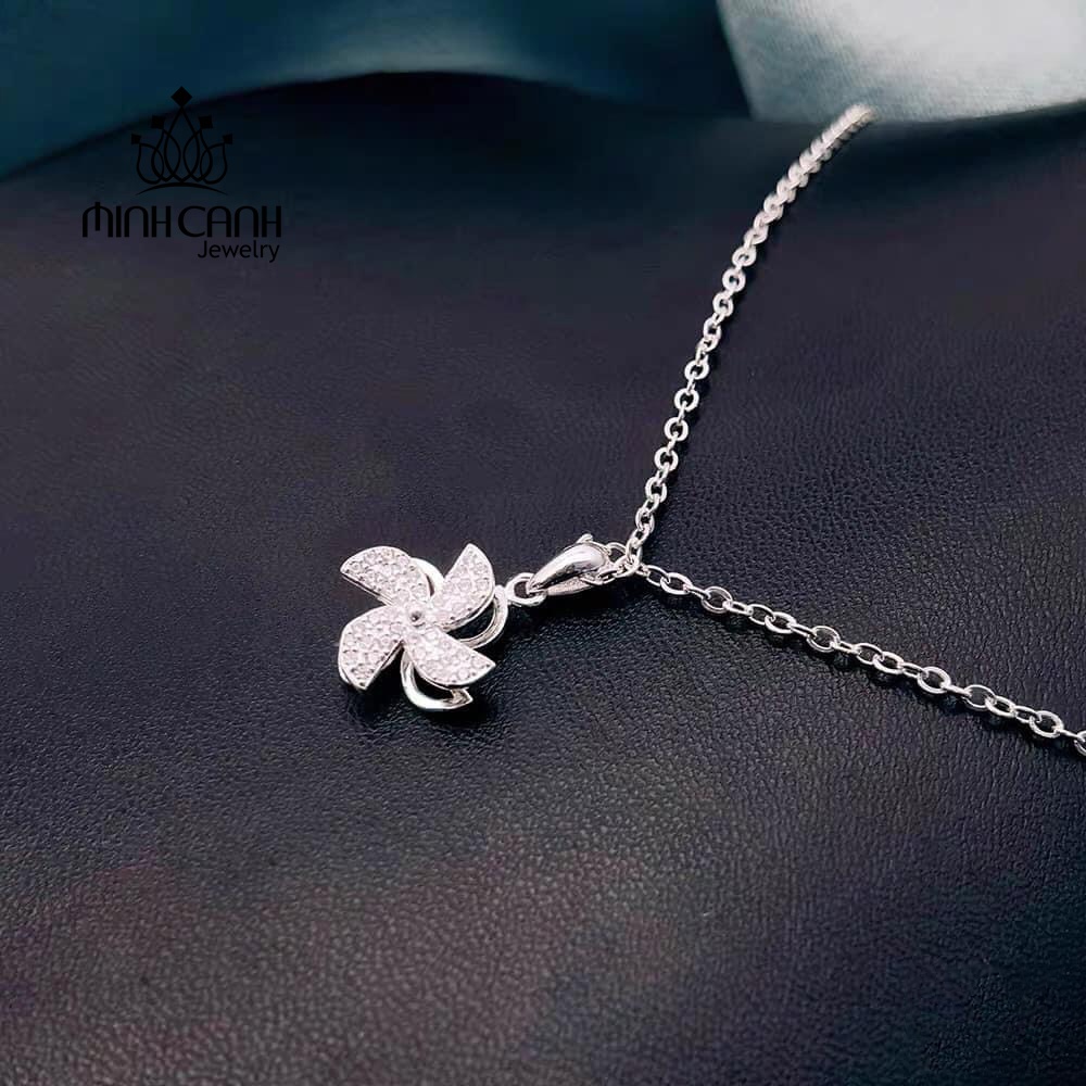Dây Chuyên Bạc Chong Chóng Xoay Minh Canh Jewelry