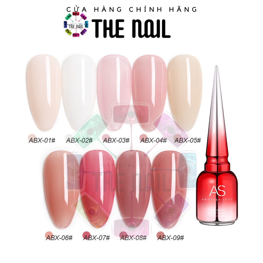 Sơn Gel As mã ABX chai đỏ nhọn chính hãng 15ml