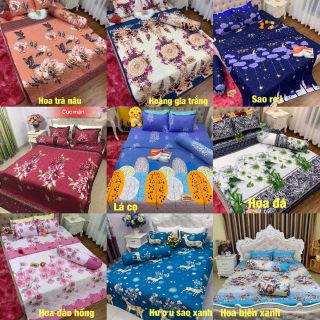 Set ga chun và 2 vỏ gối đầu