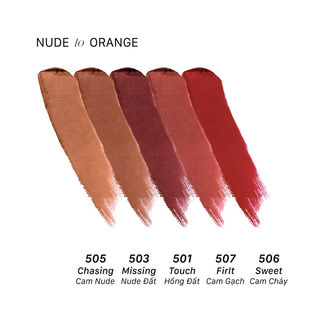 Son Lì Mịn Môi VACOSI COLOR MATTE LIPSTICK 3.7g