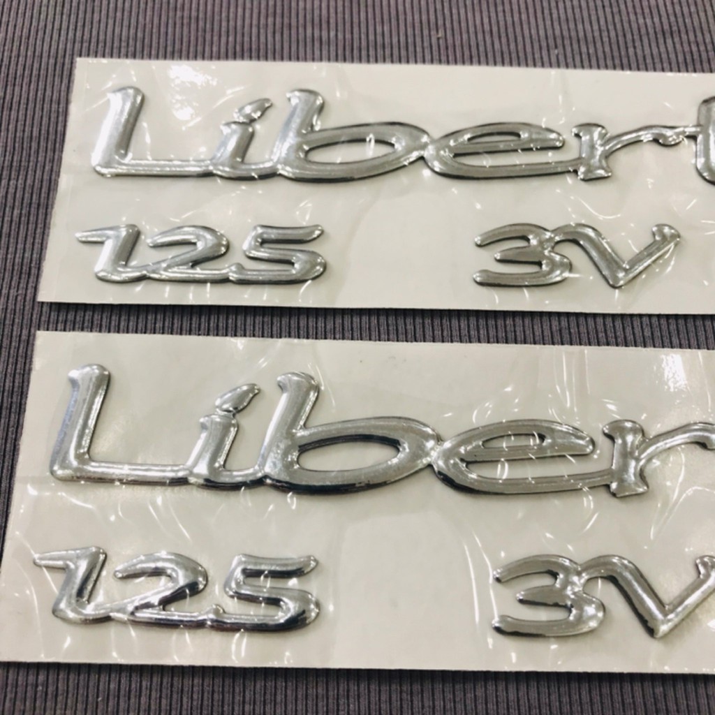 Tem bộ 2 chữ liberty 125 3v ie sắc nét