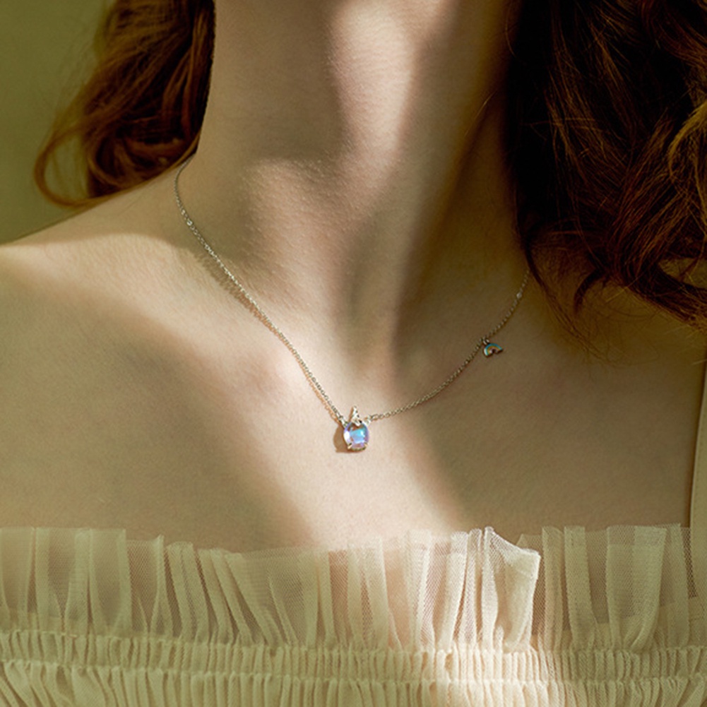 Dây Chuyền Hợp Kim Hình Ngựa Unicorn Đính Đá Xinh Xắn