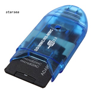 STSE_Durable Mini Micro USB 2.0 Memory Card Reader Writer Adapter for SD MMC RS