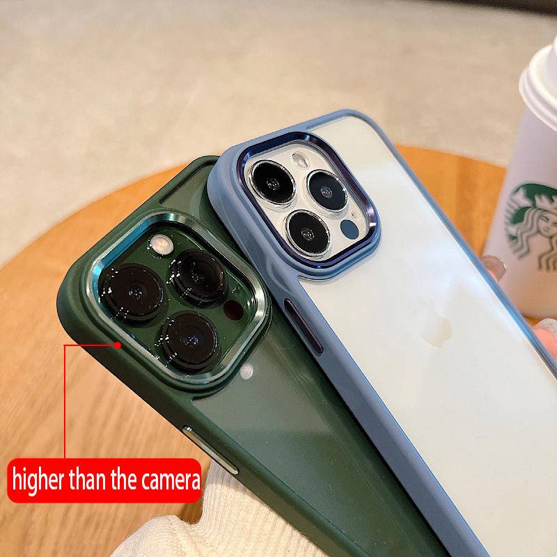 Ốp Điện Thoại Cứng Chống Sốc Trong Suốt Cho iPhone 11 11Pro 11 Pro Max iPhone 12 12 Pro 12Pro Max iPhone 13 13 Pro 13 Pro Max