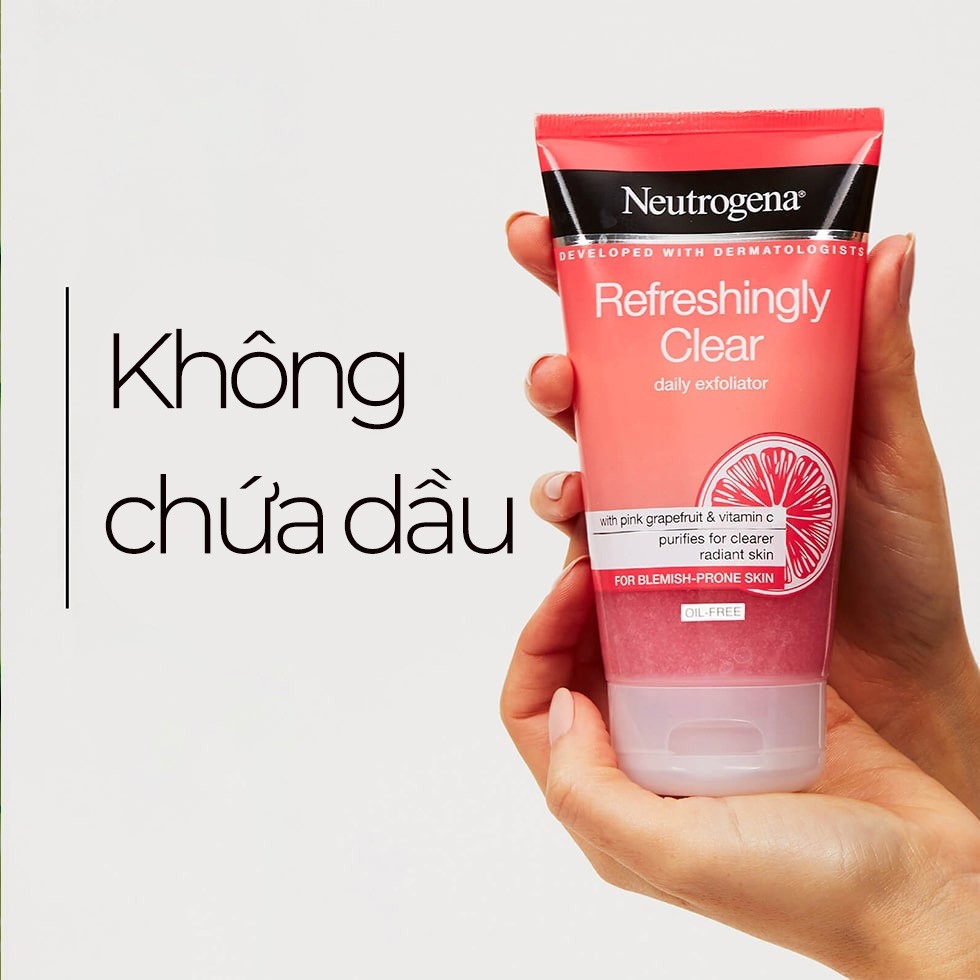 Gel Tẩy Da Chết Chiết Xuất Bưởi Neutrogena Refreshingly Clear Daily Exfoliator 150ml