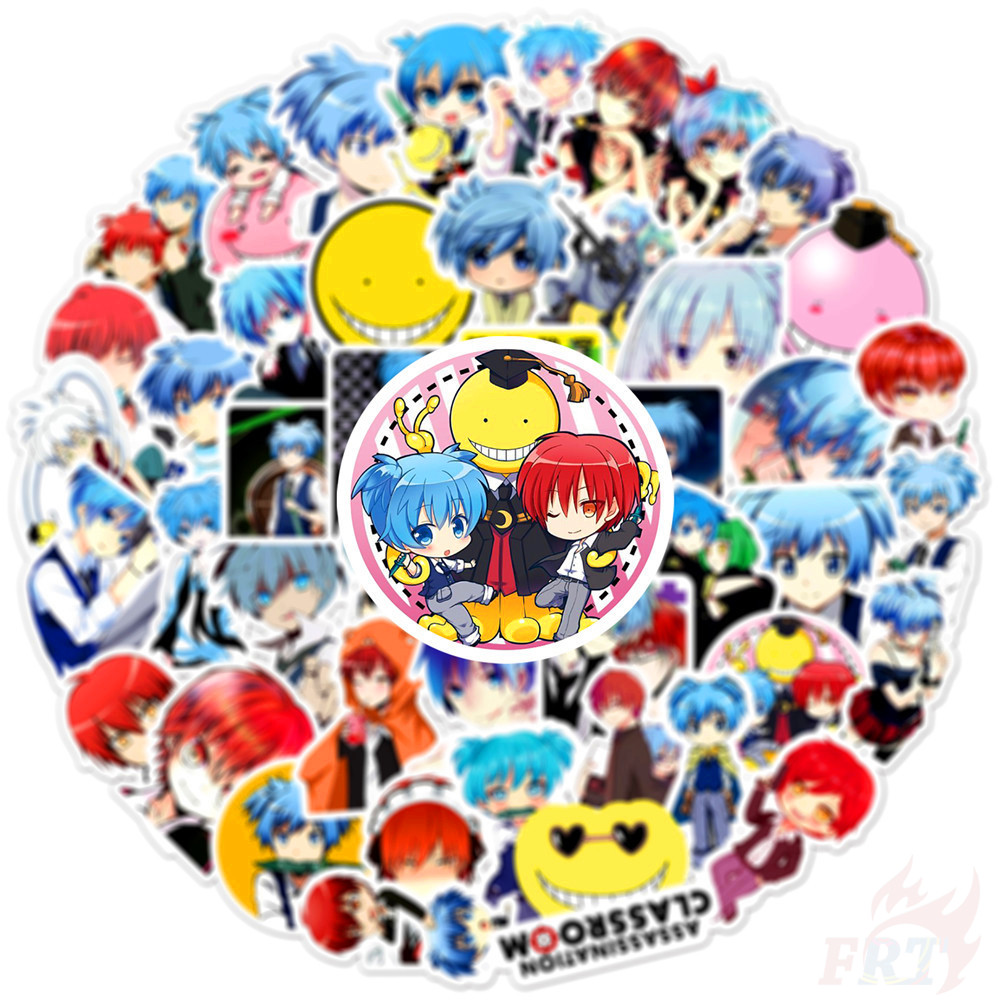 ❉ Assassination Classroom - Series 02 Anime Shiota Nagisa Korosensei Stickers ❉ 50Pcs/Set DIY Fashion Mixed Waterproof Doodle Decals Stickers