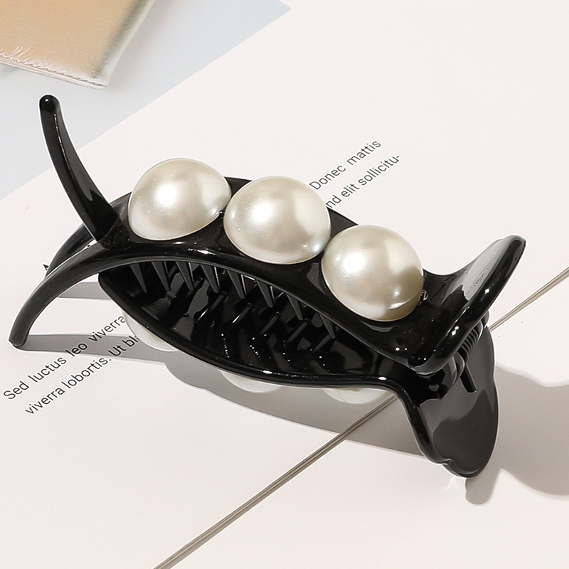 Kẹp tóc càng cua đính ngọc trai màu cầu vồng nhiều kiểu dáng cho nữ