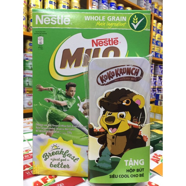 Date T4/2022- Bánh Ngũ Cốc Ăn Sáng Dinh Dưỡng Milo Nestle -330 gram