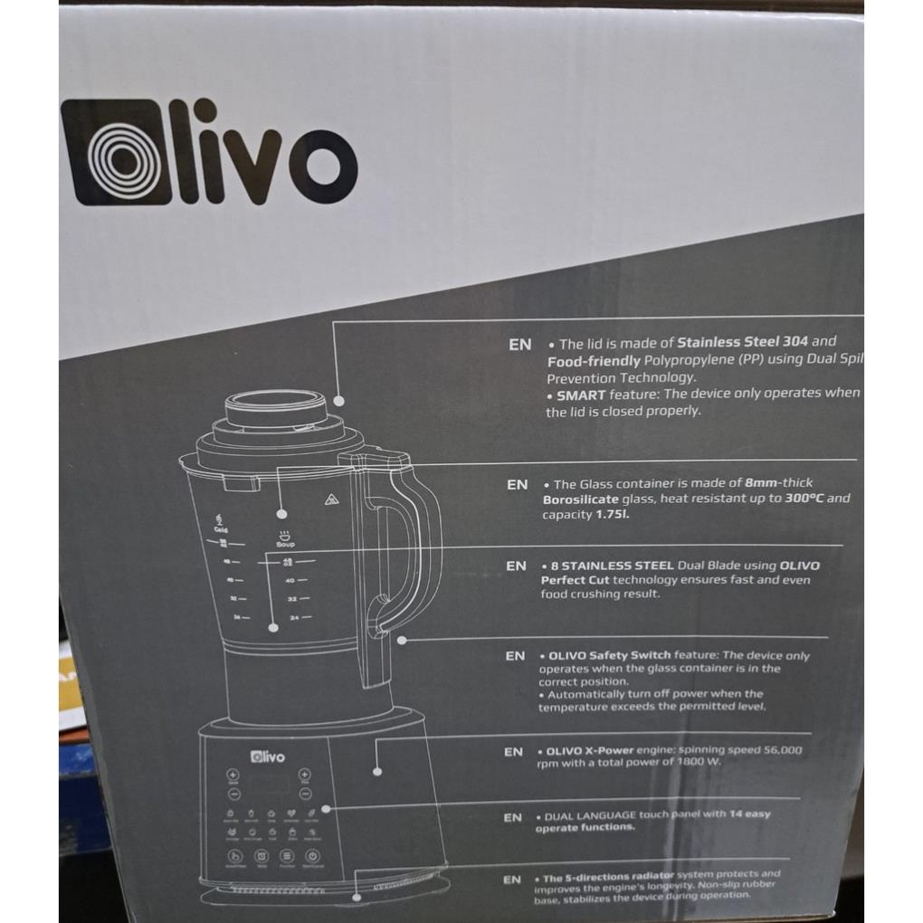 Máy Làm Sữa Hạt OLIVO X20 - Nấu Sữa Hạt, Xay Sữa Hạt, Làm Sữa Thảo Mộc Đa Năng / Unie V8S
