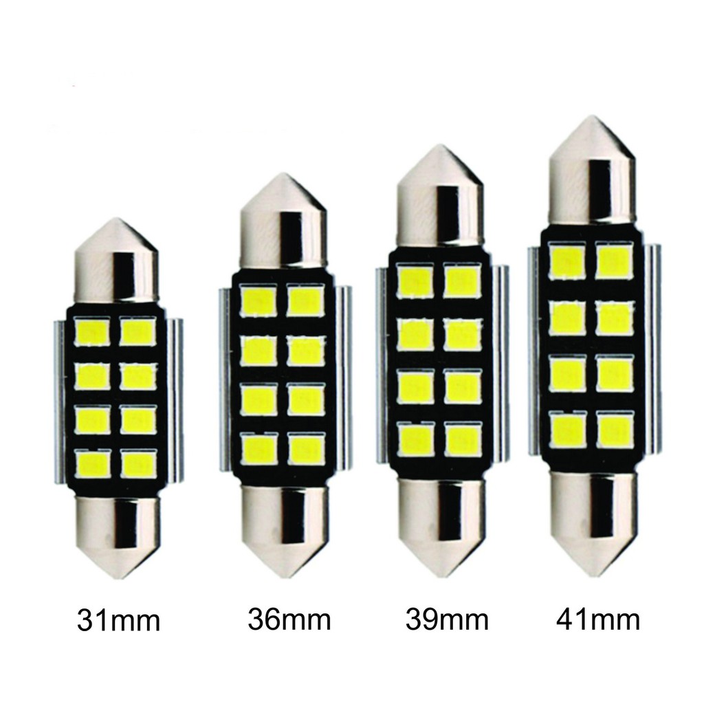 Đèn LED 8 bóng trần ô tô 31mm | Shopee Việt Nam
