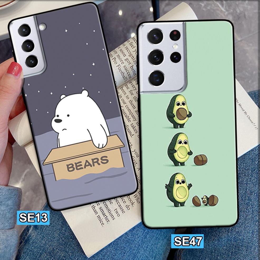 Ốp lưng Samsung S21 FE 5G dẻo in hình gấu dễ thương