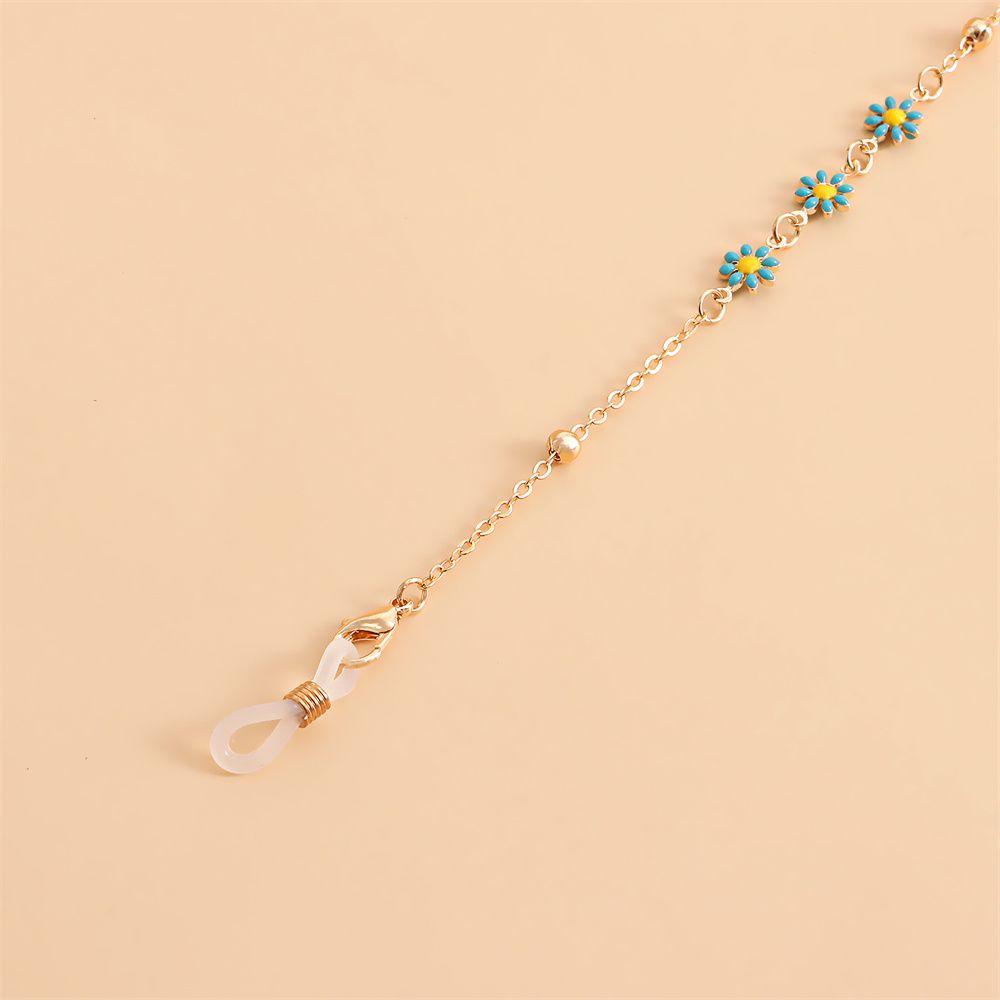 Dây Đeo Mắt Kính Chống Trượt Họa Tiết Hoa Cúc Giá Đỡ