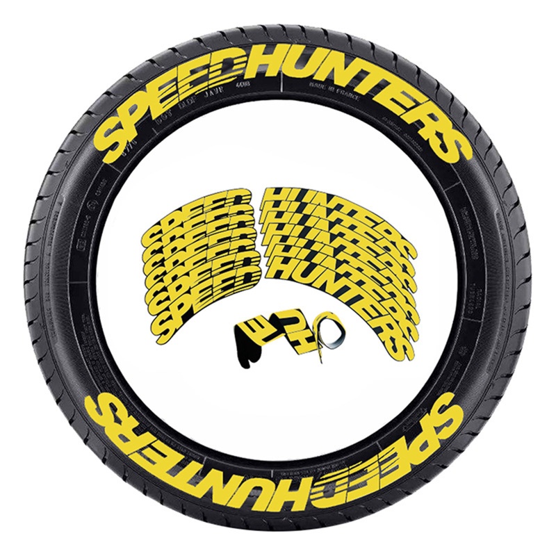 Sticker Phản Quang Họa Tiết Speed Hunters Trang Trí Xe Scooter DIY