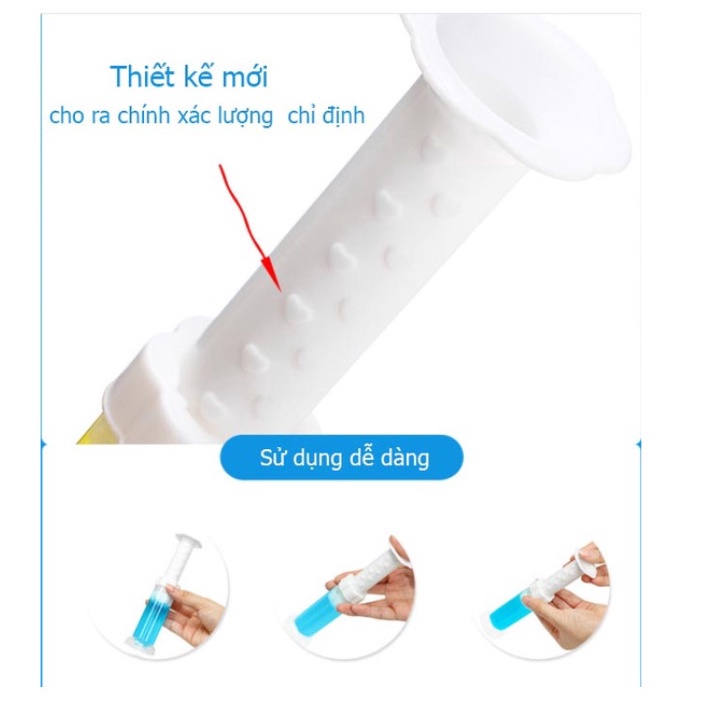 Gel Thơm Hình Bông Hoa Khử Mùi Diệt Khuẩn Bồn Cầu Toilet Tiện Dụng