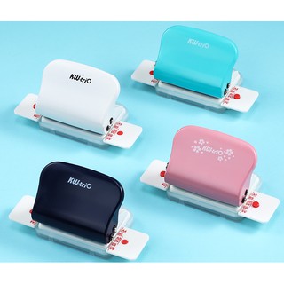 Dụng cụ đục bấm giấy 6 lỗ KW-trio bằng kim loại cầm tay chính hãng chất lượng cao