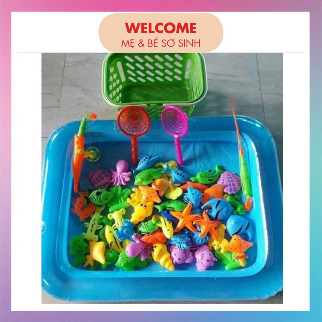 ĐỒ CHƠI CÂU CÁ ⚡️FREESHIP⚡️ BỘ ĐỒ CHƠI CÂU CÁ TẠI NHÀ CHO BÉ
