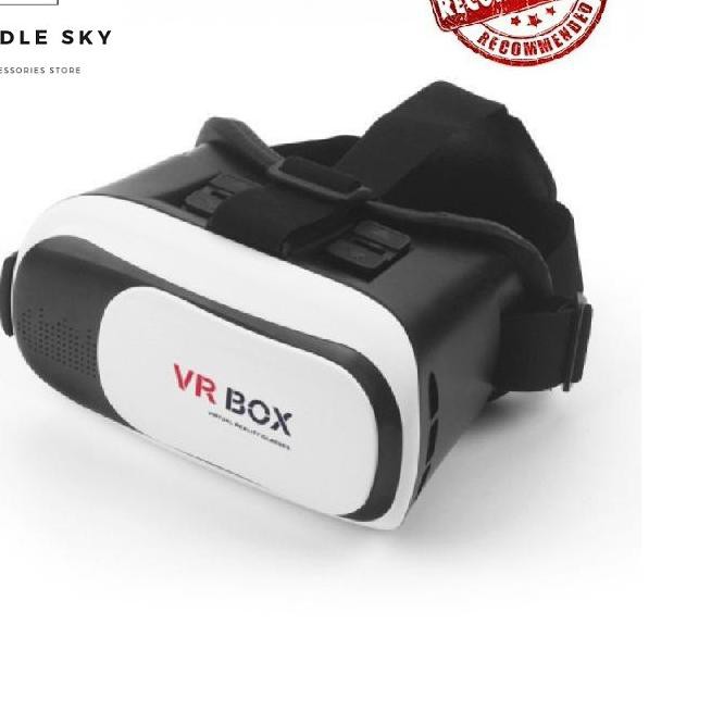 Kính Thực Tế Ảo 3d Vr Box Màu Trắng / Đen Cho Điện Thoại Thông Minh