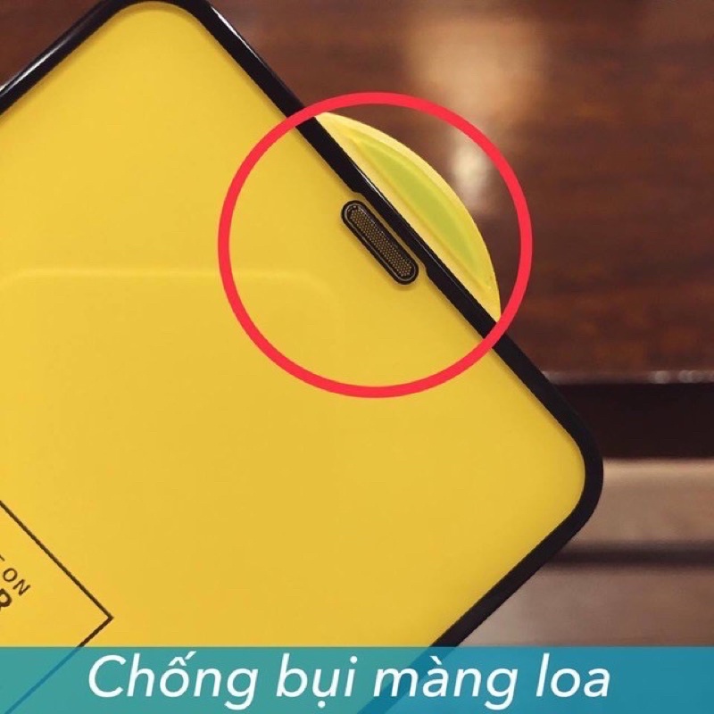 Kính Full Màn Hình Baseus chống bụi, chống nước vào màng loa cho iPhone 6 -> XsM