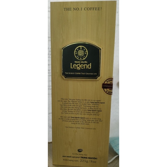 Cà phê LEGEND hộp gỗ 225g Trung Nguyên làm Qùa Biếu.(Ngừng Kinh Doanh xã kho) | BigBuy360 - bigbuy360.vn
