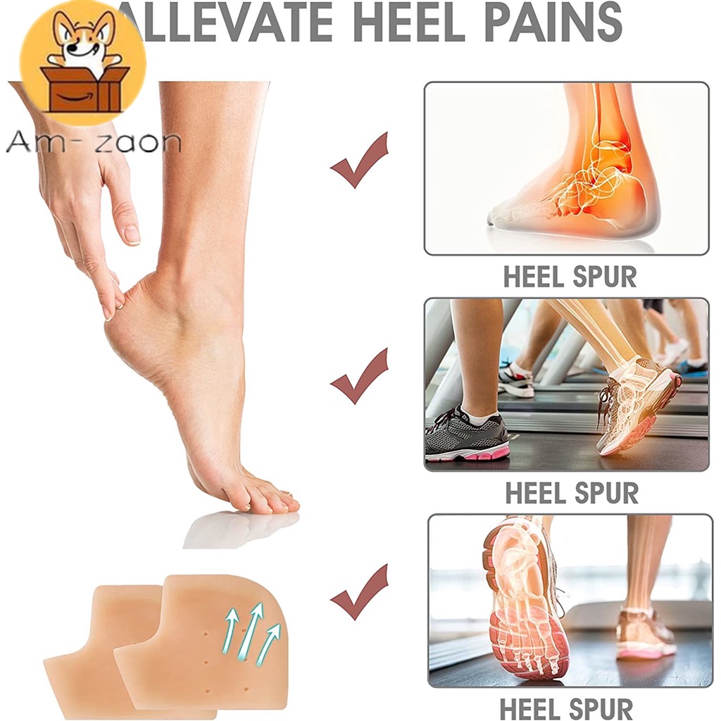 Đệm Silicone Bảo Vệ Gót Chân Giảm Đau Chống Khô Nứt