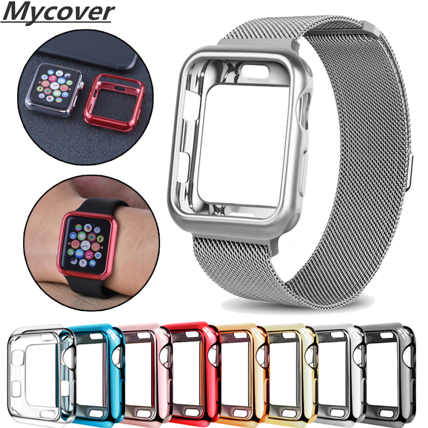 Ốp Bảo Vệ Bằng Tpu Mềm Dành Cho Đồng Hồ Apple Watch Series 6 SE 5 4 3 2 1 iWatch 44mm 42mm 40mm 38mm