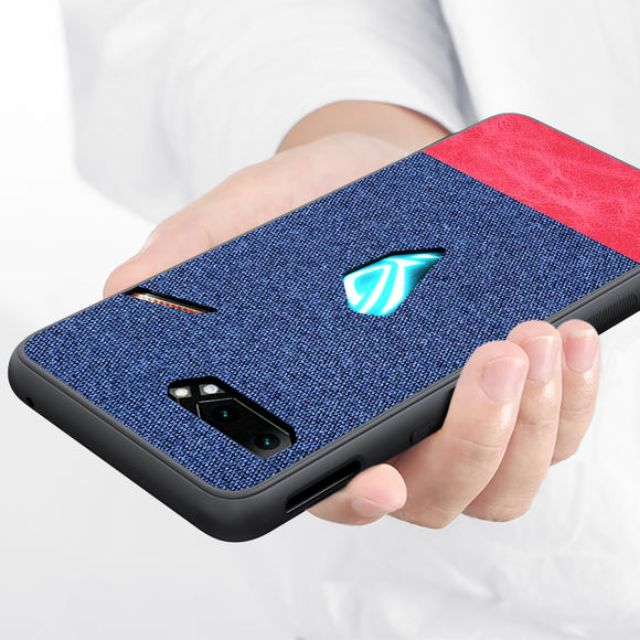 Ốp lưng Asus Rog Phone 2 / Rog Phone 5 chống sốc Vải Da thời trang cao cấp