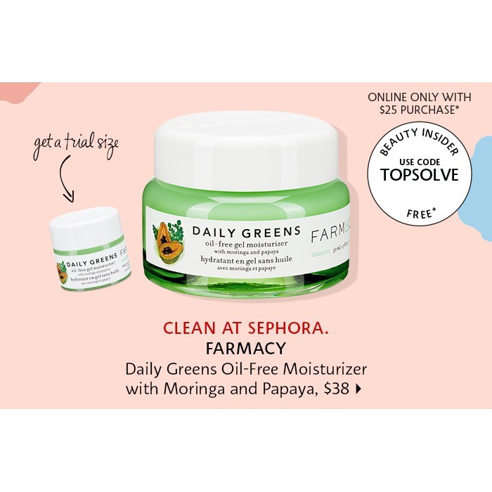 Farmacy 🌿 Kem dưỡng ẩm không dầu Daily Greens Oil-Free Gel Moisturizer with Moringa and Papaya