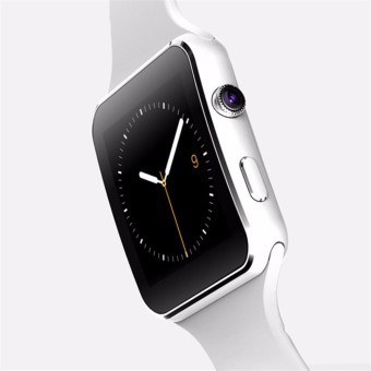 Đồng hồ thông minh Smartwatch X6 màu trắng màn hình cong thời trang cao cấp