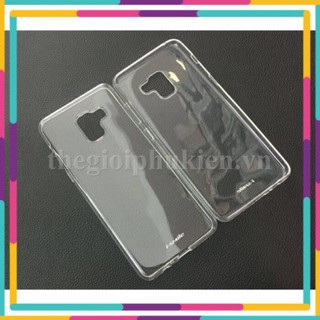 Ốp dẻo silicon trong suốt Samsung A8 plus 2018