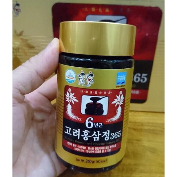 Cao Hồng Sâm 365 Hàn Quốc hộp 2 chai