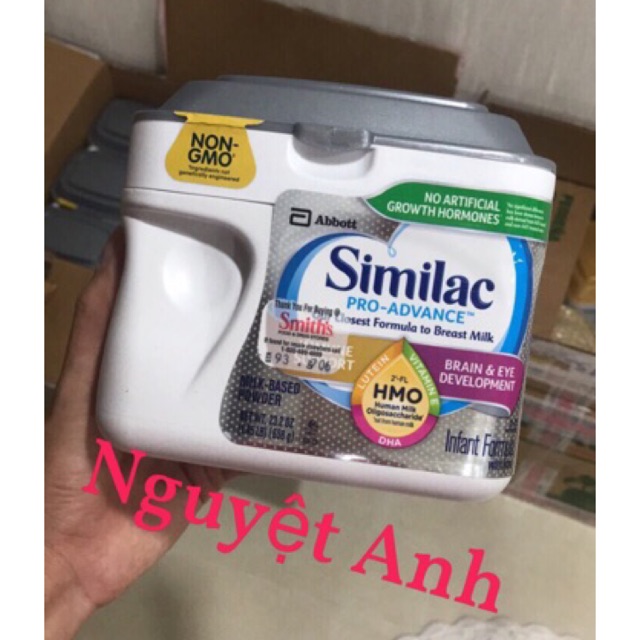 Sữa Similac Pro Advance hộp thiếc 873gram, 964gram