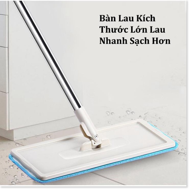 Bông lau nhà chữ nhật BH-M900 hàng xuất Nhật Bản chất liệu vải Microfiber cao cấp bền bỉ